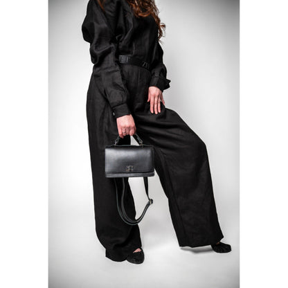  Small Briefcase Handbag - Black