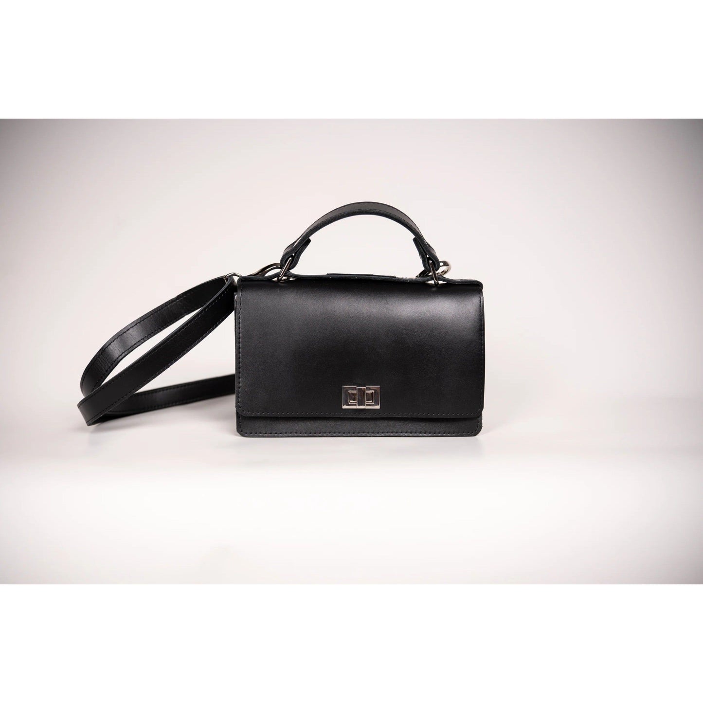 Small Briefcase Handbag - Black
