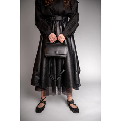  Small Briefcase Handbag - Black