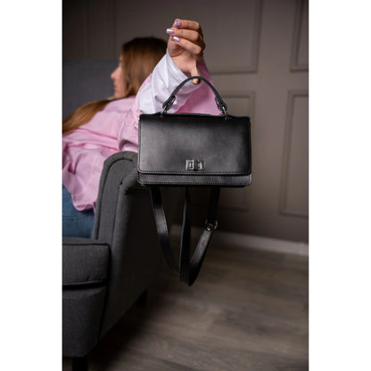  Small Briefcase Handbag - Black