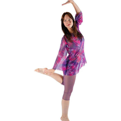 Tan-Through Tunic - Pink Tropics