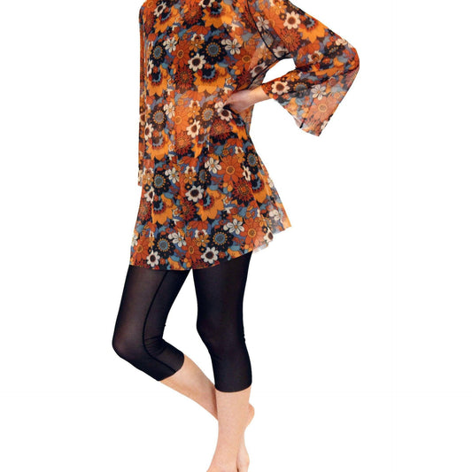 Tan-Through Leggings – Black