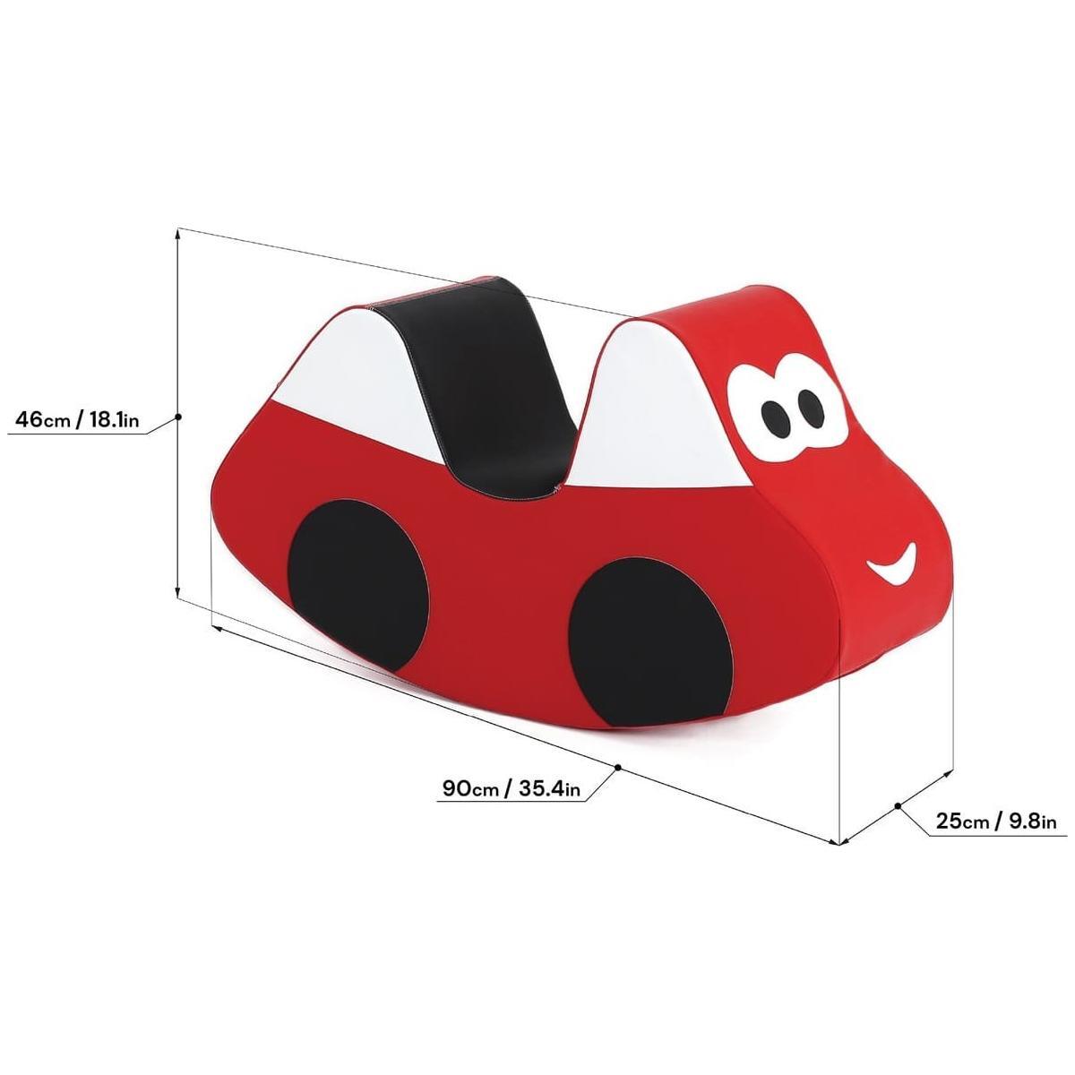 Soft Play Ride On Toy - Red Car