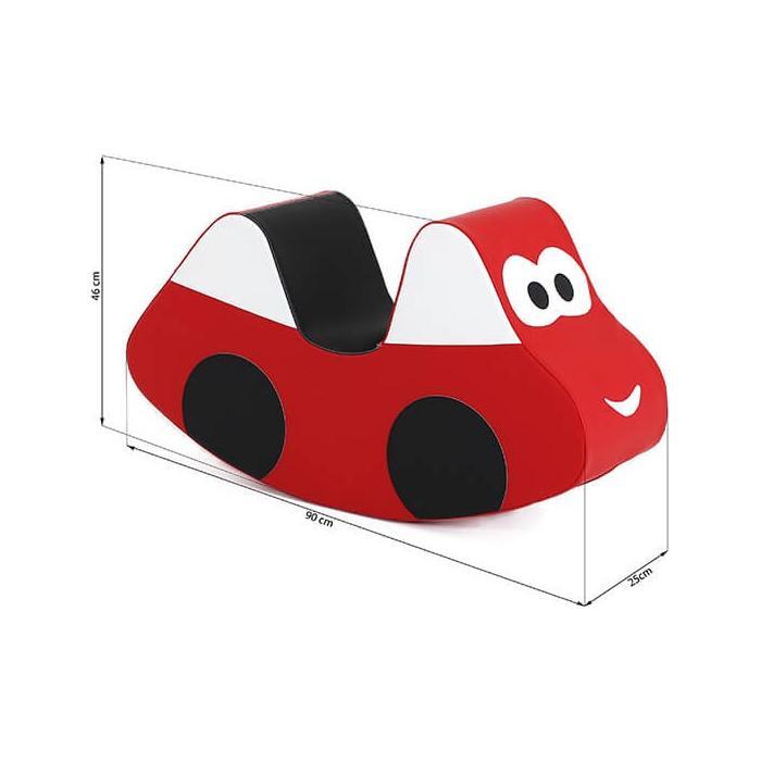 Soft Play Ride On Toy - Red Car