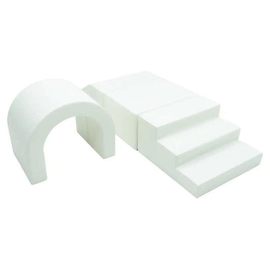 Soft Play Set Tunnel - White