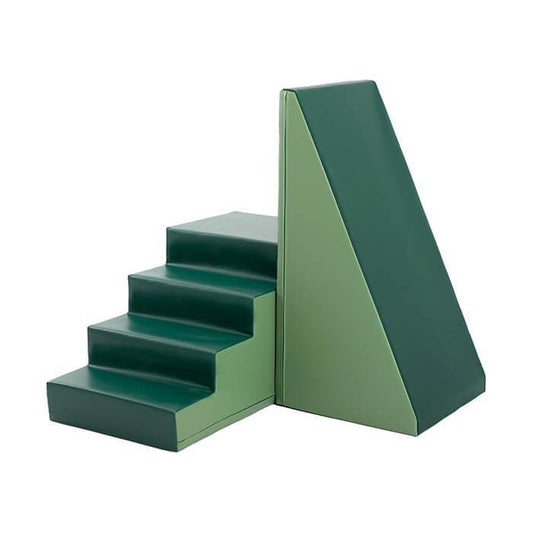 Soft Play Step and Slide Set - Green