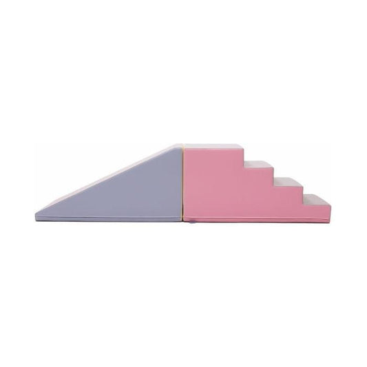 Soft Play Step and Slide Set - Pastel