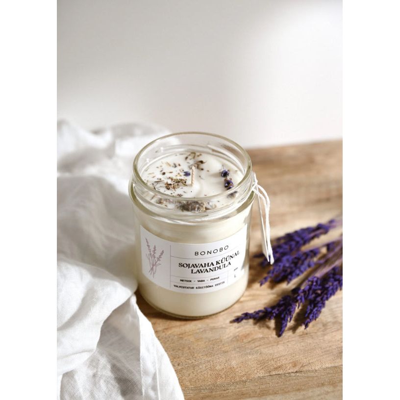 Scented Candle Lavandula - L (80h)