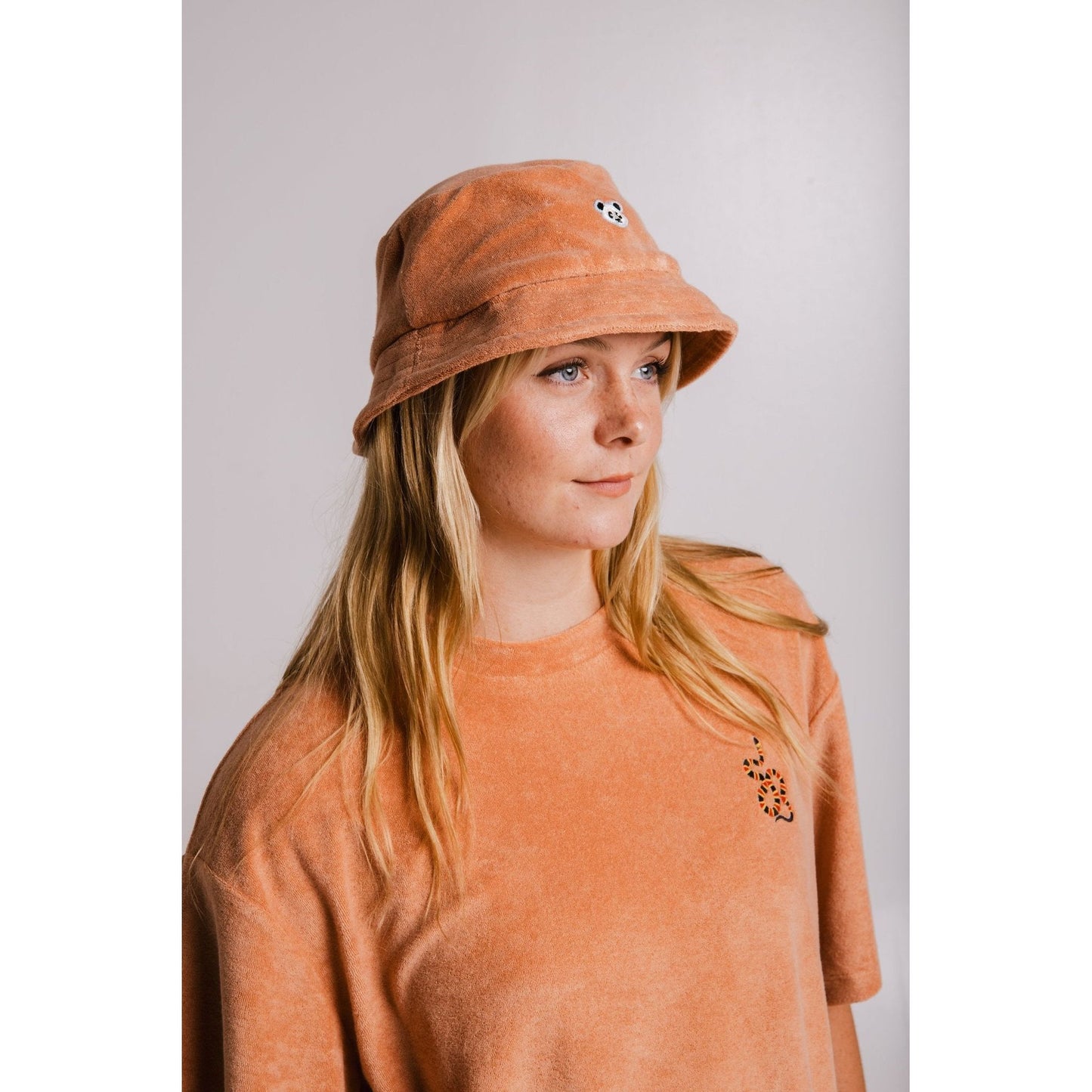 Coral Snake Terry T-shirt - Brown
