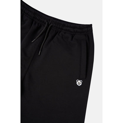Panda Soft Fleece Sweatpants - Black