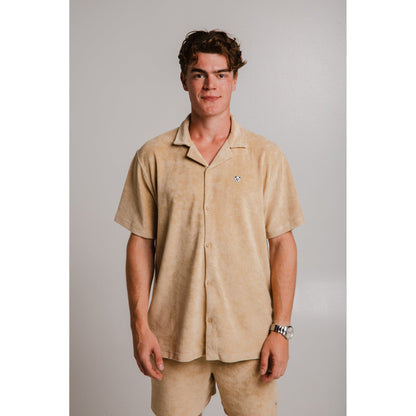 Panda Terry Shirt - Light Brown