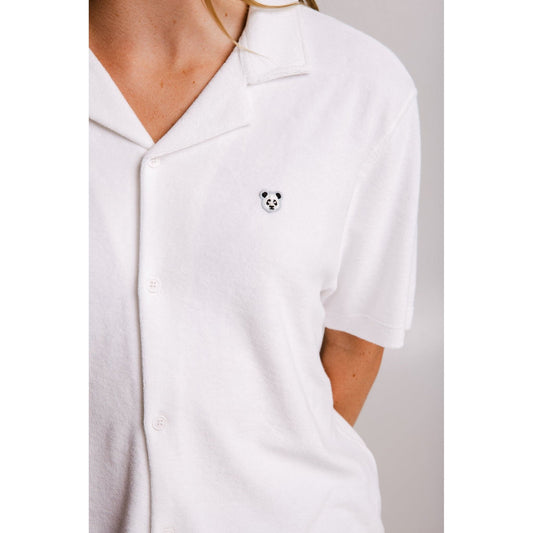 Panda Terry Shirt - White