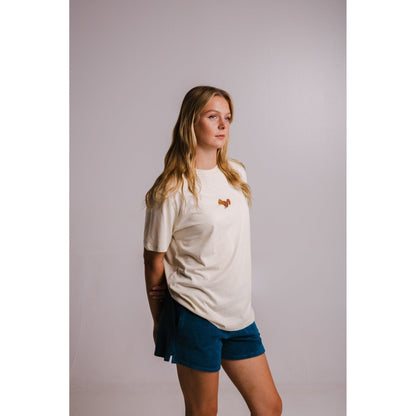 Squirrel T-shirt - Parchment