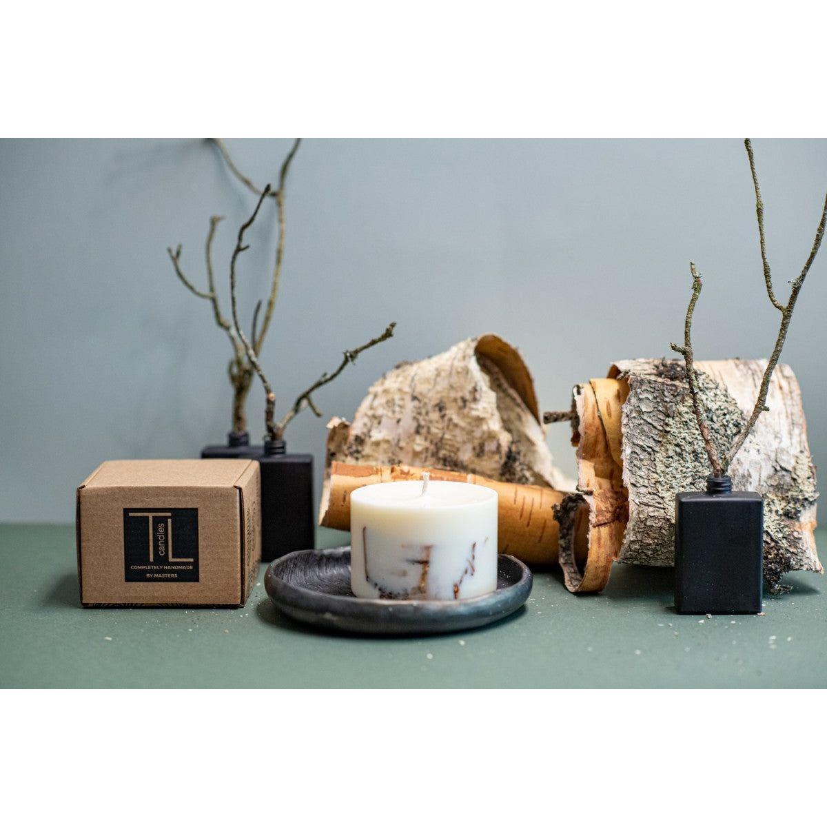 Hand-made Soy Wax Candle with Birch Scent