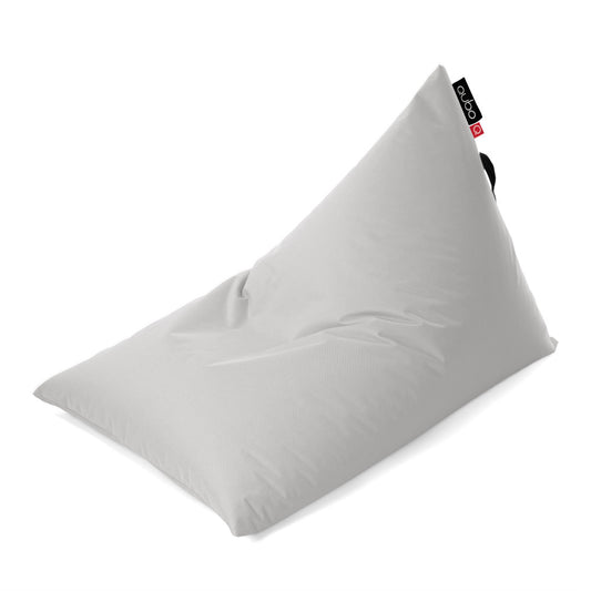 Säkkituoli Qubo™ Tryangle Silver POP FIT - Kotikauppa