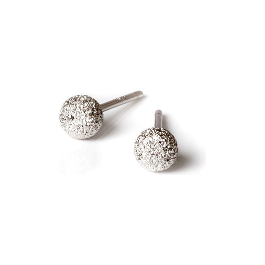 Stardust Ball Earrings - Rose Gold and Silver