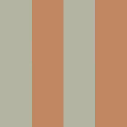 Stripes Green Brown Wallpaper