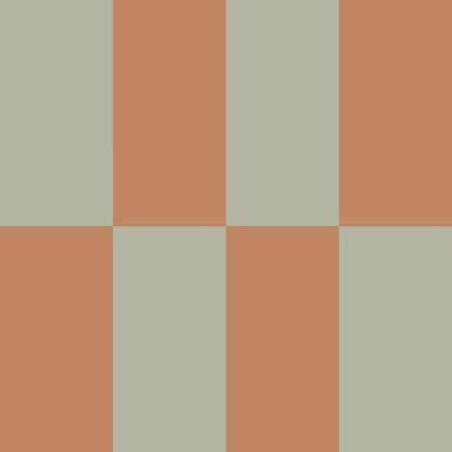 Stripes Green Brown Upside Down Wallpaper