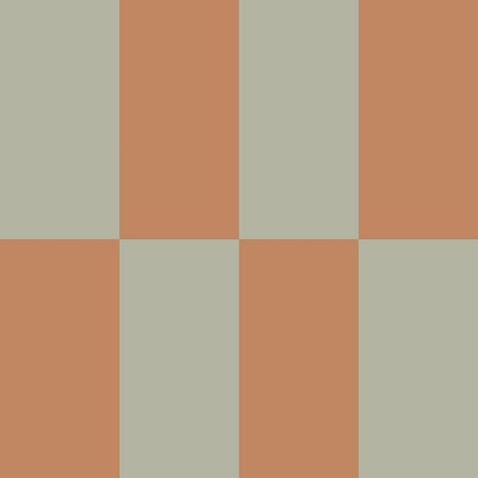 Stripes Green Brown Upside Down Wallpaper