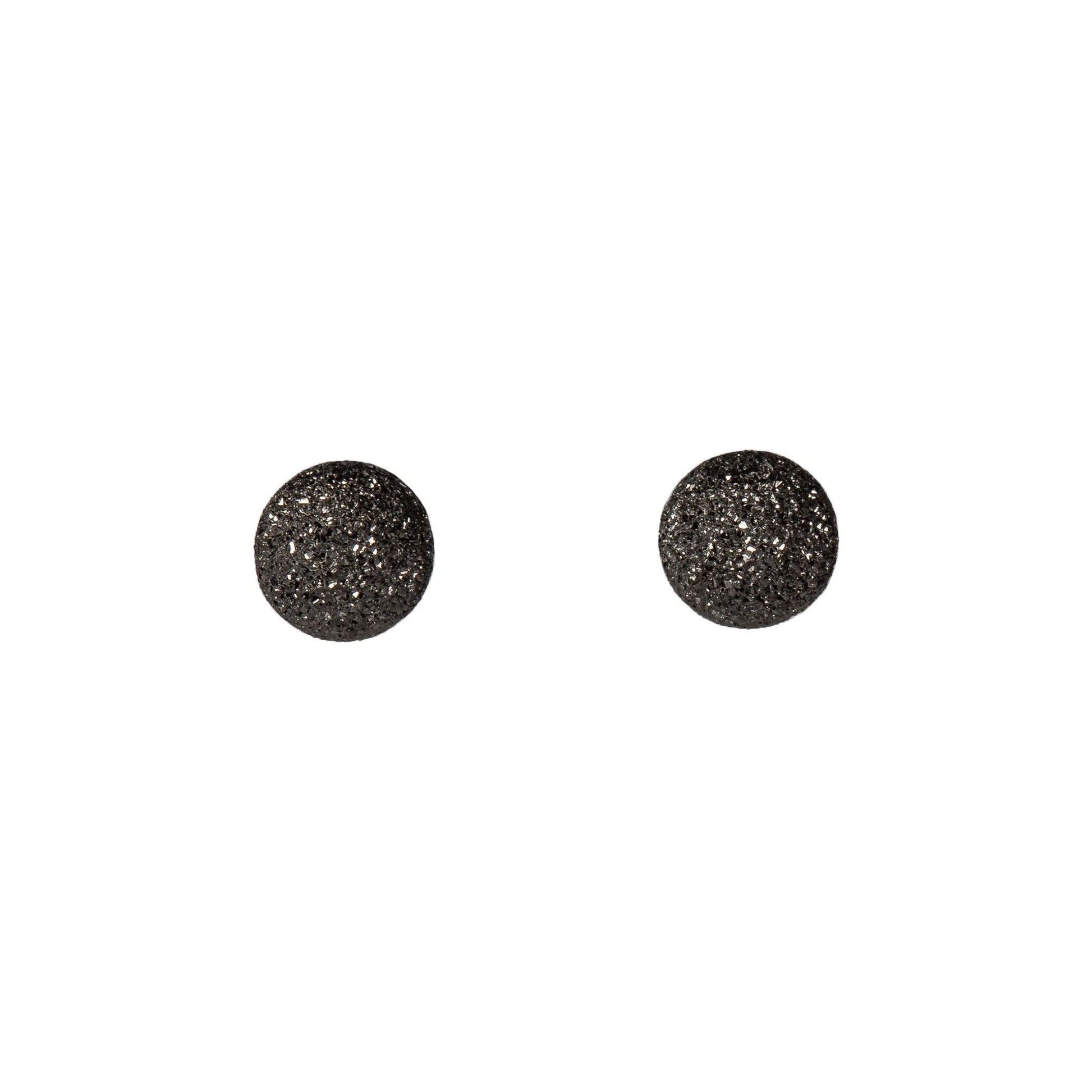 Sugarball Earrings - Rose Gold, Silver and Black