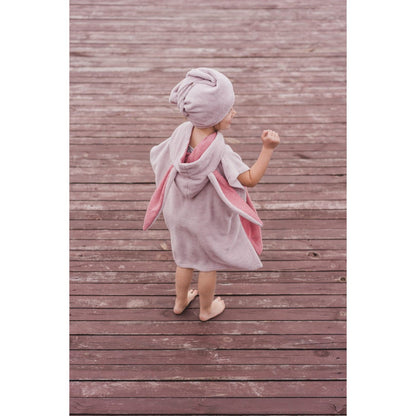 Surfbunny Kids Bath Poncho - Pink