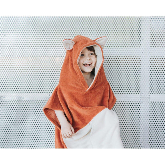 Surffoxy Kids Bath Poncho - Orange