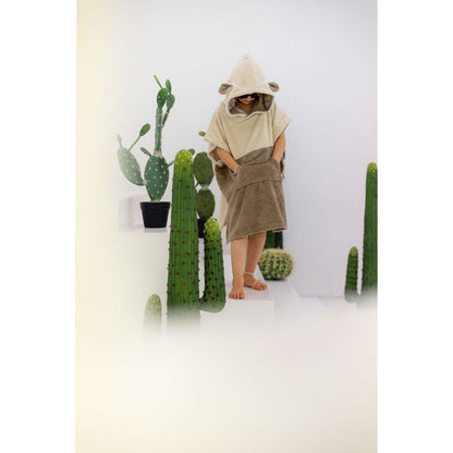 Surfsheep Kids Bath Poncho - Beige