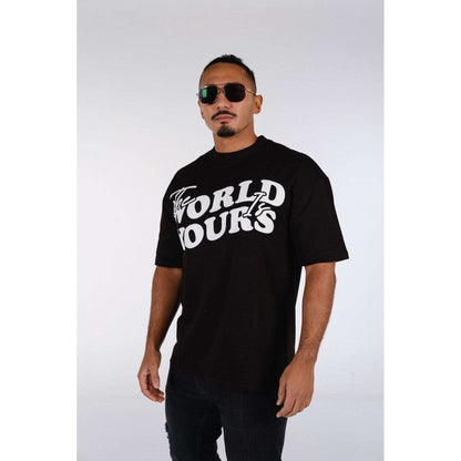 T-Shirt The World Is Yours - Black