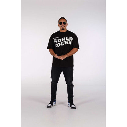T-Shirt The World Is Yours - Black
