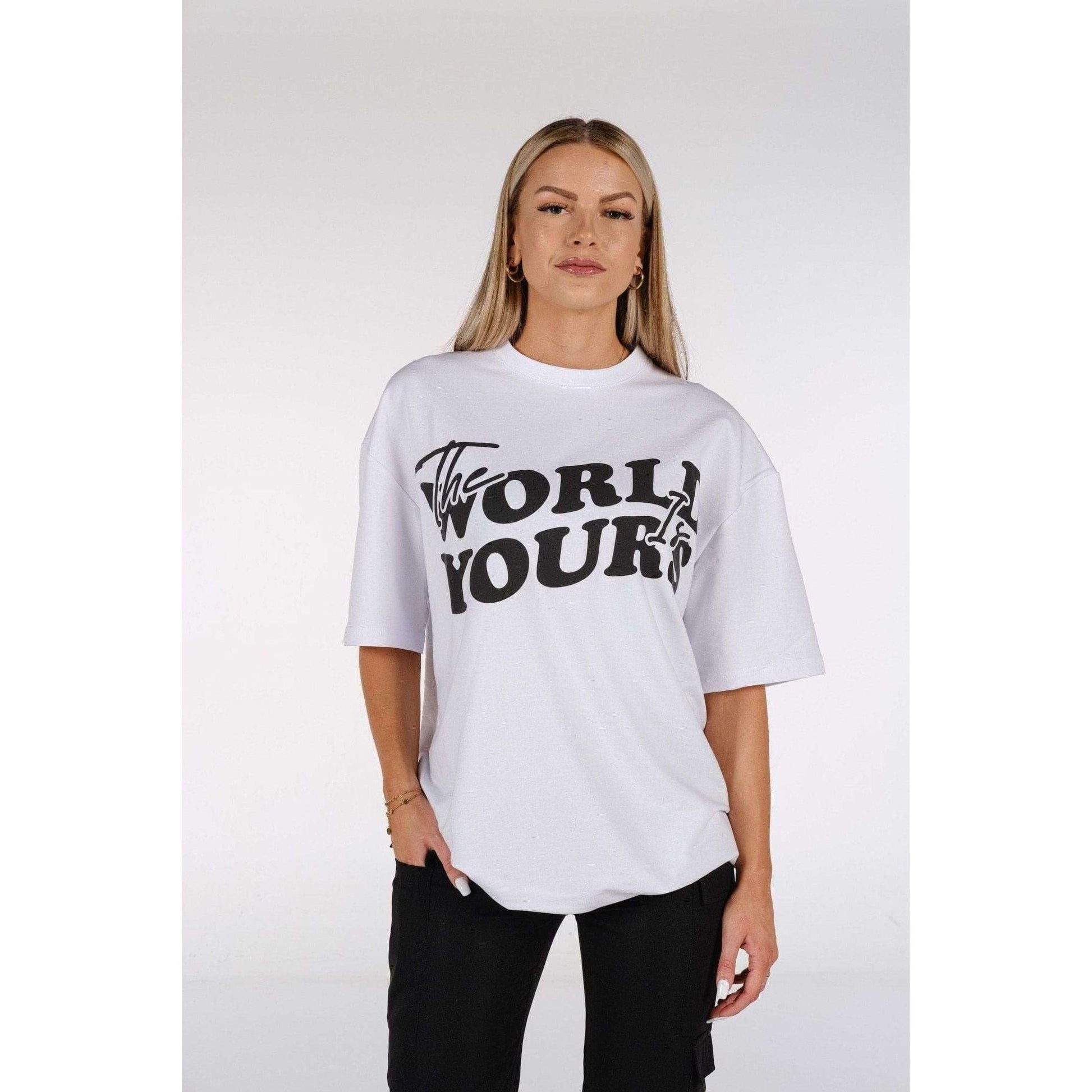 T-Shirt The World Is Yours - White