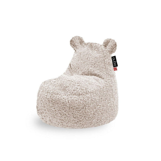 Säkkituoli Qubo™ Teddy Powder FLUFFY FIT - Kotikauppa