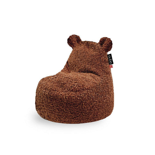 Säkkituoli Qubo™ Teddy Marigold FLUFFY FIT - Kotikauppa