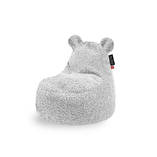Säkkituoli Qubo™ Teddy Snowdrop FLUFFY FIT - Kotikauppa