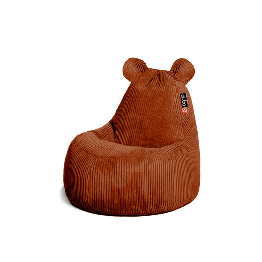 Säkkituoli Qubo™ Teddy Cinnamon FEEL FIT - Kotikauppa