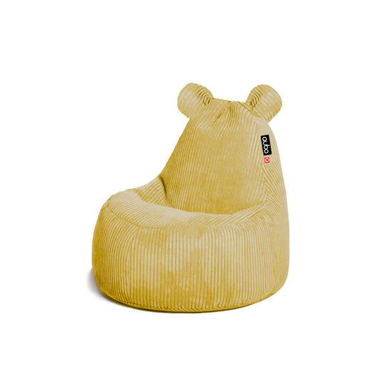 Säkkituoli Qubo™ Teddy Gatsby gold FEEL FIT - Kotikauppa