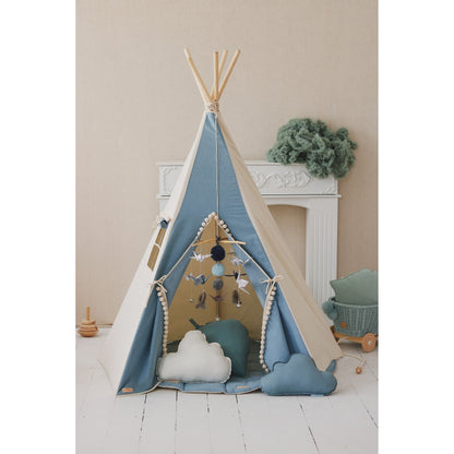 Teepee Tent - Jeans With Pompoms