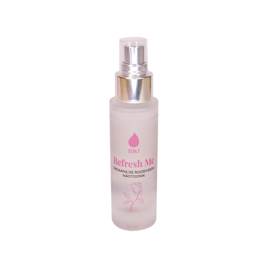Refresh Me -probioottinen kasvovesi luomuruusuvedellä, 50ml