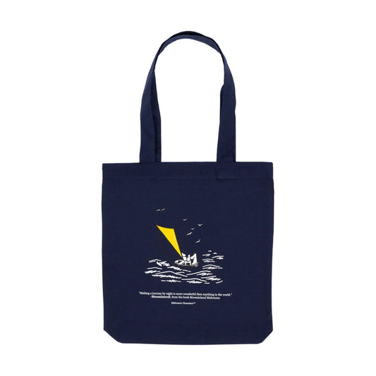 Moominpappa at Sea Tote Bag - Navy Blue