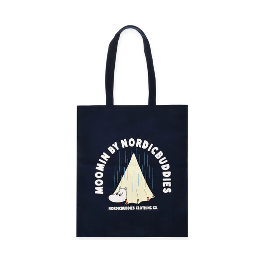 Moomintroll Camping Tote Bag - Navy Blue
