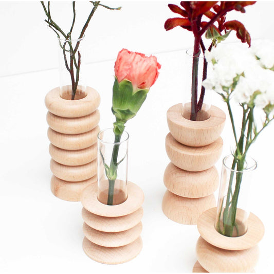 Totem Wooden Vase - Medium Nº 1