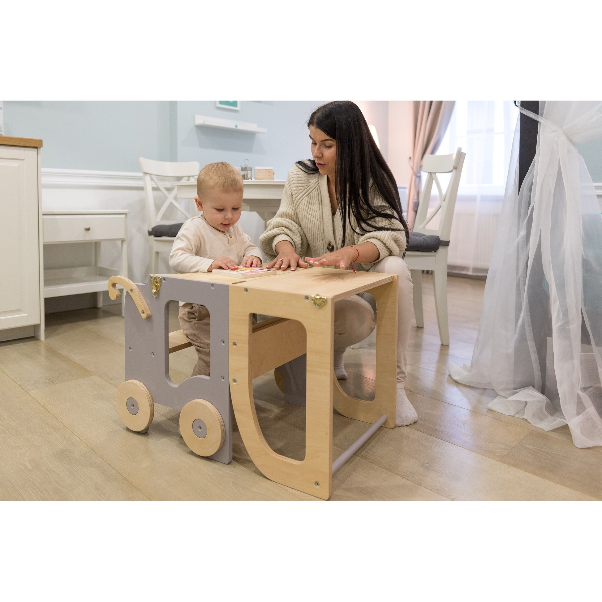 Trolley Kitchen Helper / Learning Table