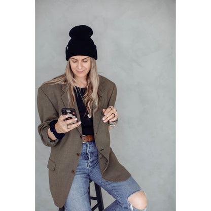 Ultra-Soft Beanie With A Giraffe Label