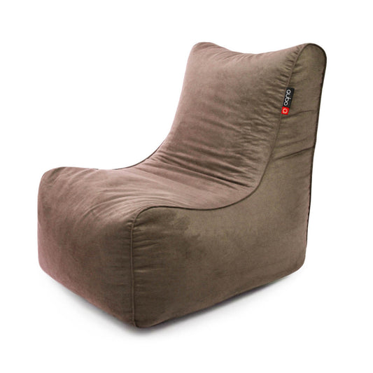 Säkkituoli Qubo™ Noa Praline VELVET FIT - Kotikauppa