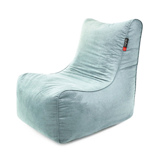 Säkkituoli Qubo™ Noa Seafoam VELVET FIT - Kotikauppa