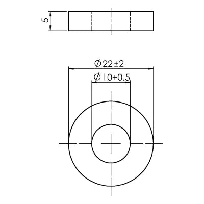 Vetopään 150/200 Kovakumi bricka | 643098 | 4003718030389 | Kotikauppa | 