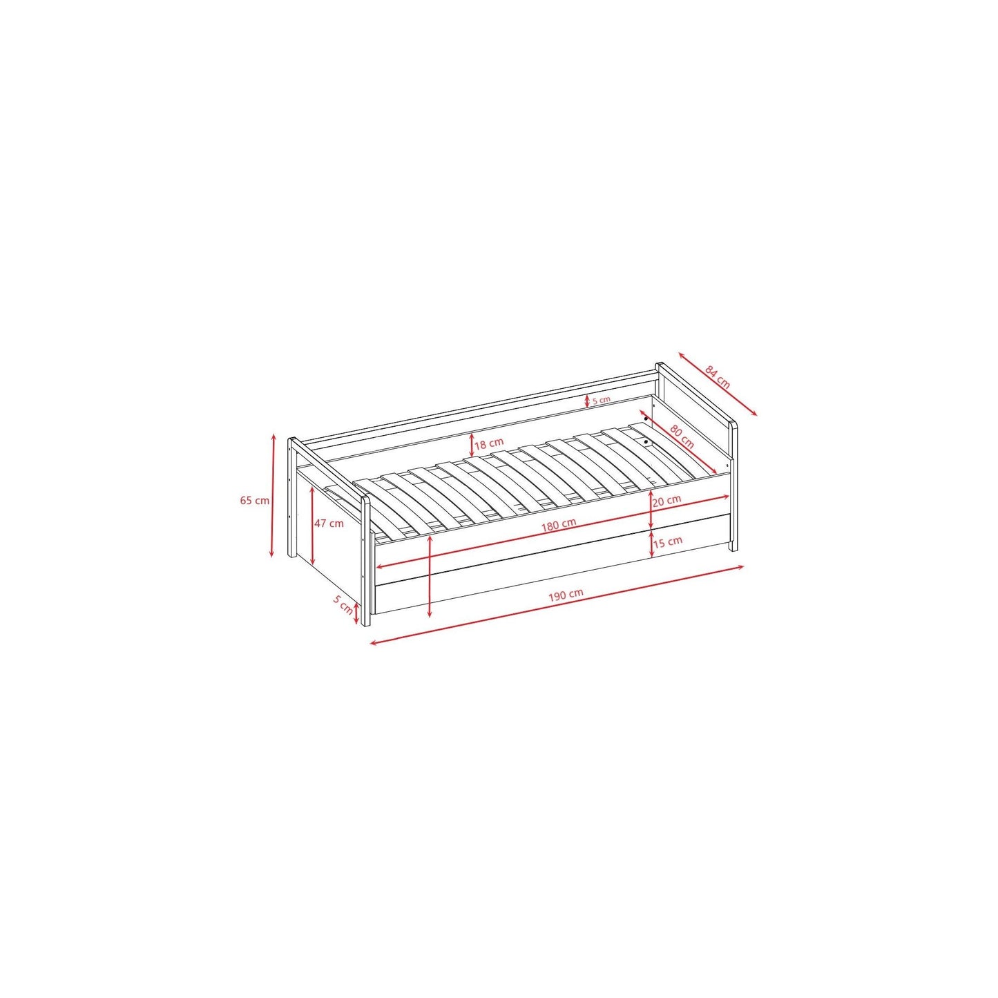Victor Daybed with Drawers