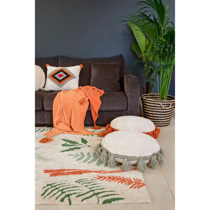 Washable Rug Botanic Plants, 140 x 200 cm 