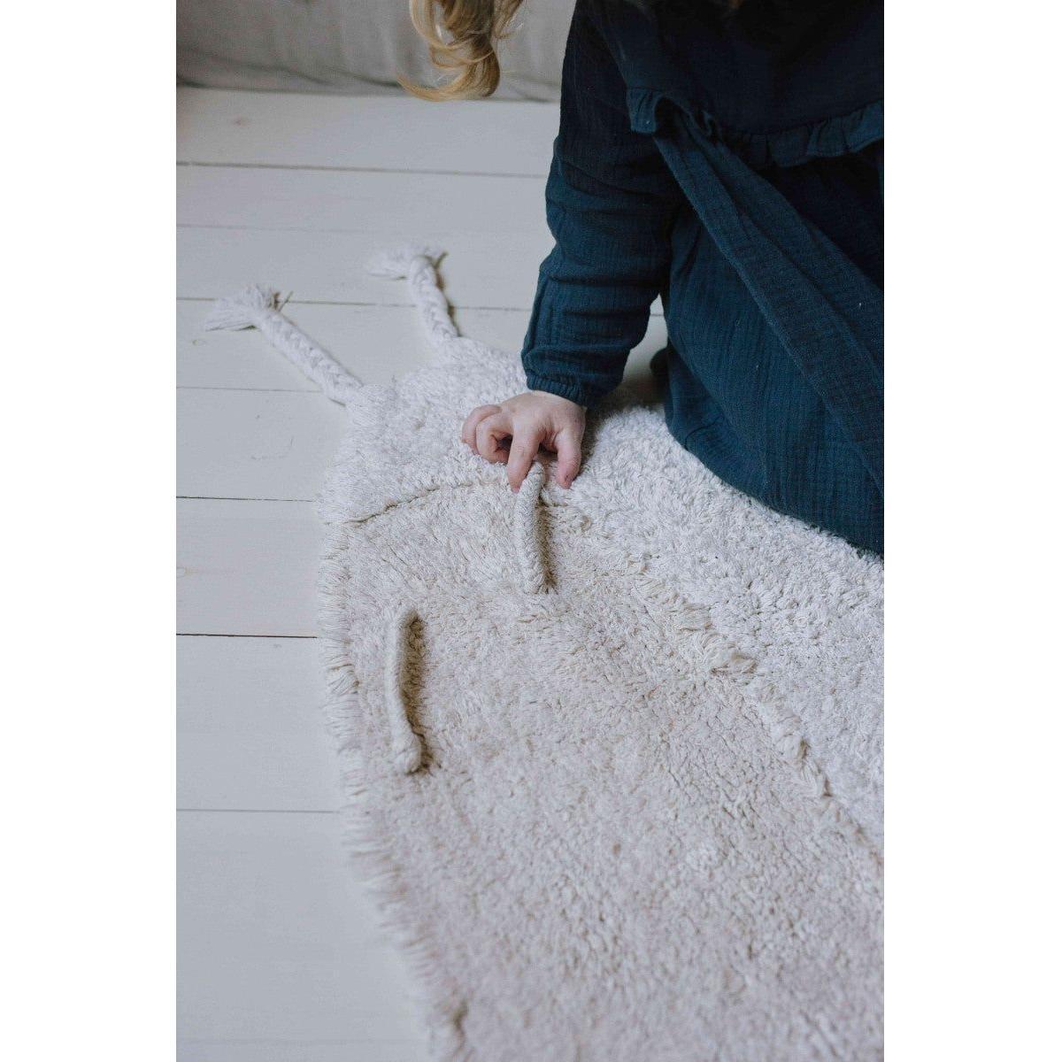 Washable Rug Snail, 90 x 130 cm