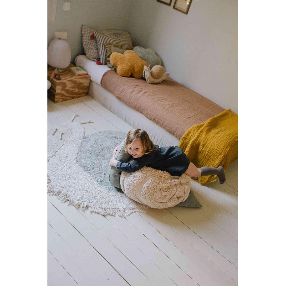Washable Rug Snail, 90 x 130 cm