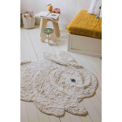 Washable Rug Bunny, 130 x 135 cm